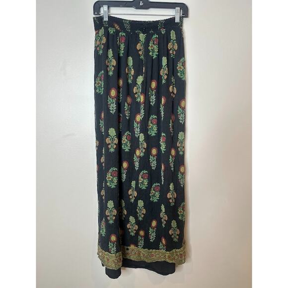 Nightcap Whimsical Silk Lined Whimsigoth Floral Skirt Size 1 Boho Festival Smock - Picture 4 of 10